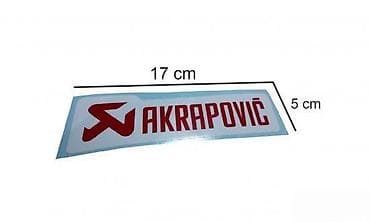 casio oceanus cena: AKRAPOVIC - nalepnica - 844 📌 Opis: Samolepljiva nalepnica izrađena — 1