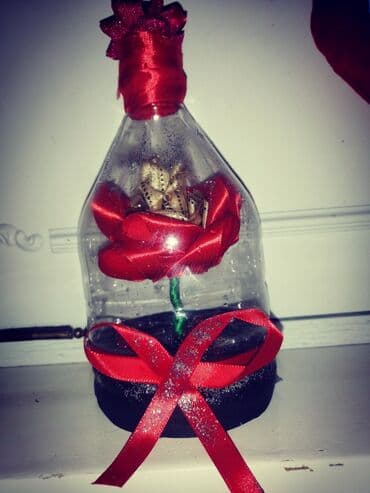 abc prasak za ves: Ruza saten rucni rad idealan poklon za 8 mart 1 na stanju 500 din — 4