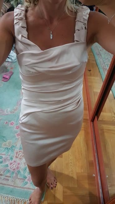 gepard obuca novi sad: Karen Millen - Prelepa original bez - roza haljina nezne boje — 6