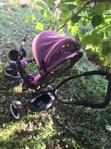 elektricni tricikl: Moderan dečiji tricikl ljubičaste boje, pogodan za najmlađe — 5