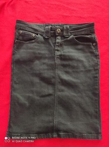 Teksas suknja velicina S-M Duzina 50 Poluobim kukova 40 Poluobim