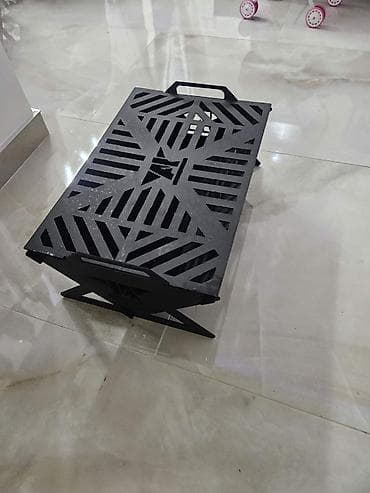 Sklopivi roštilj/ložište od metala - Materijal: čelik, laserski sečen