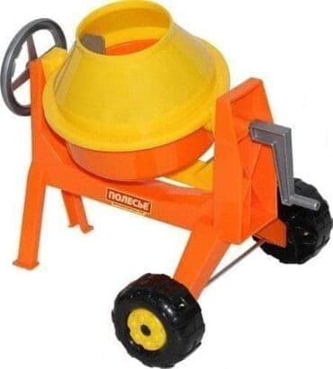 Igračka mešalica za beton dimenzija 27 x 23,5 x 24cm. Idealna