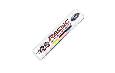 Car Parts & Accessories: Samolepljiva metalna pločica - FORD RS RACING 2 Samolepljiva metalna — 2