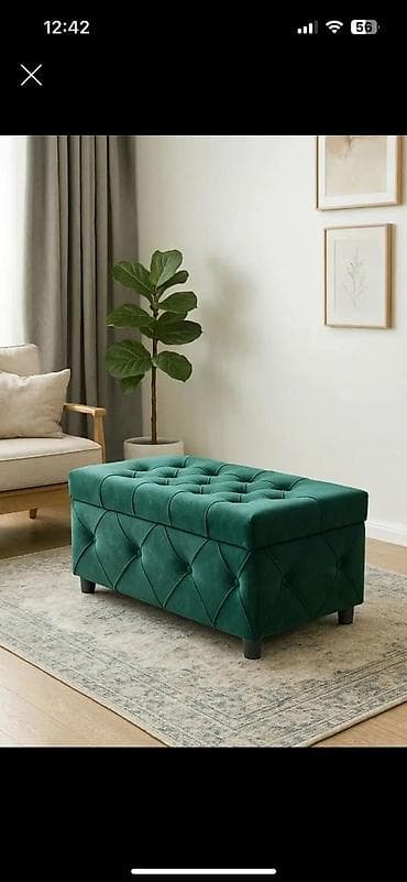 Sofe i kaučevi: Puf/klupa sa prostorom za odlaganje – elegantan komad za dnevnu sobu — 1