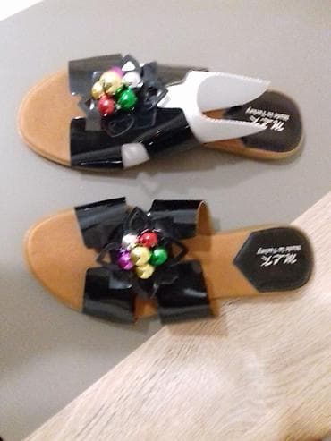 crocs papuce bele: Papuče 37, bоја - Crna — 3