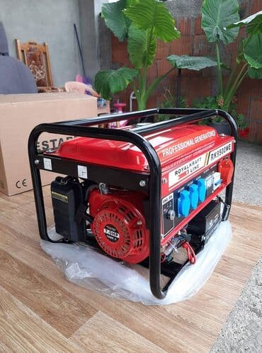 sklopka za agregat: Agregat za struju "ROYAL KRAFT" PROFESIONAL Benzinac 6L-12H 9.5kw 3 — 7