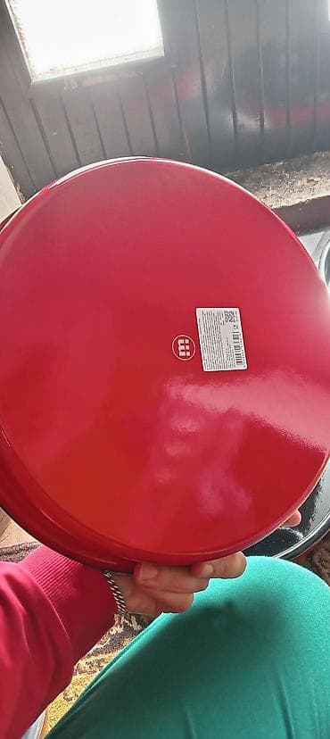 Posuđe: Metalac emajlirane tepsije – Coca‑Cola dizajn novo - Set okruglih — 7