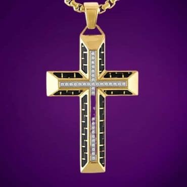 srebrni lancic sa krsticem: Pendant necklace — 1