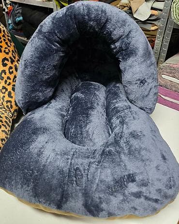 dozer za hranu za pse: Krevet papuča za kućne ljubimce sa naslonkm.Namenjena za mačke i male — 8