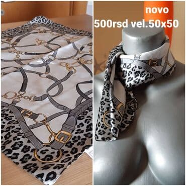 lepeza ps: Set modernih ženskih ešarpi/šalova – različiti modeli i dimenzije: - — 6