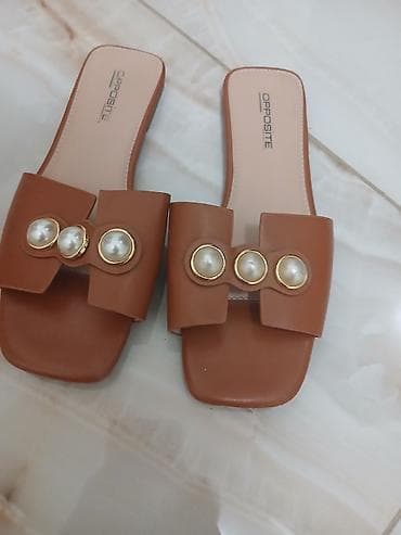 plišane papuče: Papuče 38, bоја - Braon — 1