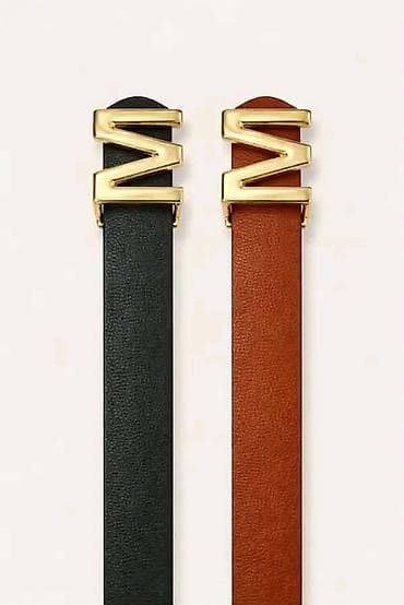 ✨ Moderan kaiš sa zlatnom M kopčom ✨ Elegantan model koji savršeno