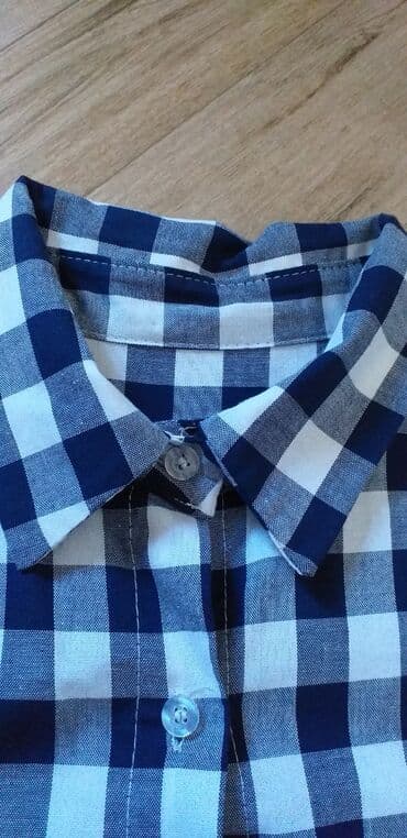push up helanke new yorker: M (EU 38), Cotton, Plaid, color - Light blue — 2