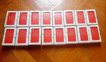 Špilovi karata 16 kom Potpuno novi špilovi karata u celofanu i kutiji