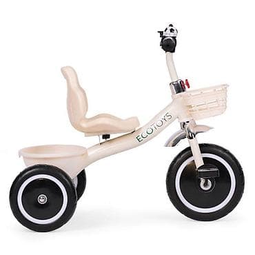 Dečiji bicikli: ECOTOYS tricikl sa korpama i zvoncem – Beige (SKU: WQL-1999 BEIGE-250) — 4