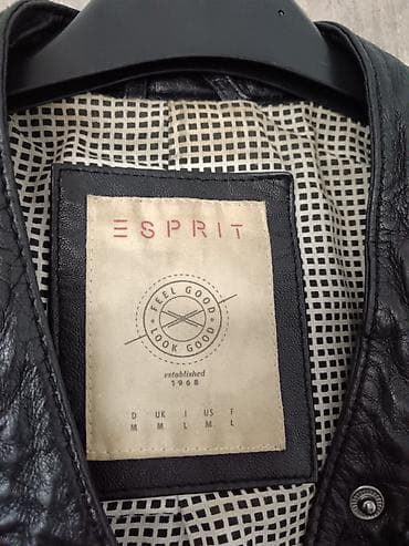 mont jakna heavy weight: ESPRIT ženska kožna jakna – crna, biker stil - Brend: Esprit - Model — 2