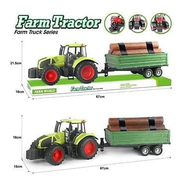 Traktor sa prikolicom 855474 – zabavna igračka za decu od 3 godine