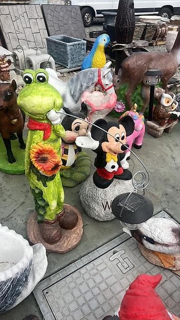 figure od stiropora: Baštenske dekorativne figure – ručno oslikane - Materijal: liveni — 4