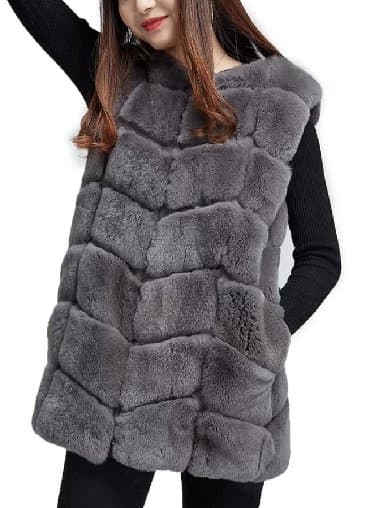 Mantili: L, Činčila, bоја - Siva — 1