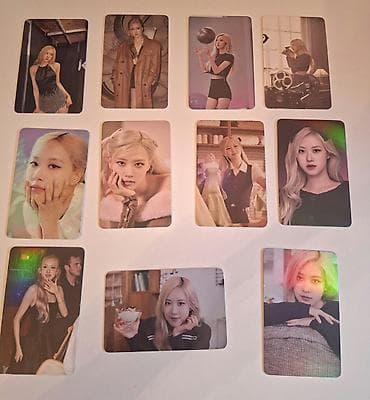 blackpink stvari: Blackpink “The Game” – zvanične Rosé fotokartice - Set od 11 — 1