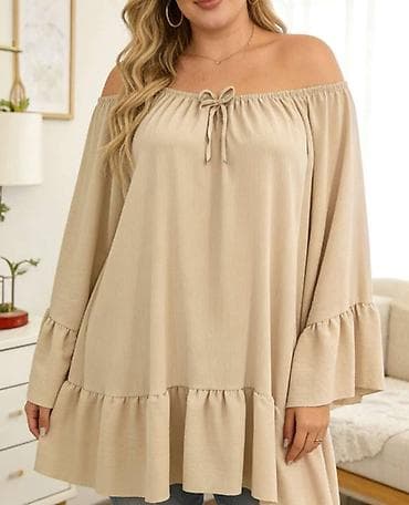 gymshark helanke: Tunike za punije dame – modeli sa otvorenim ramenima - Veličine: XXL — 2