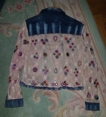 p. s. fashion kaputi: Jako upadljiv komad garderobe. Texas jakna sa ogledalcima. Cipkom — 4