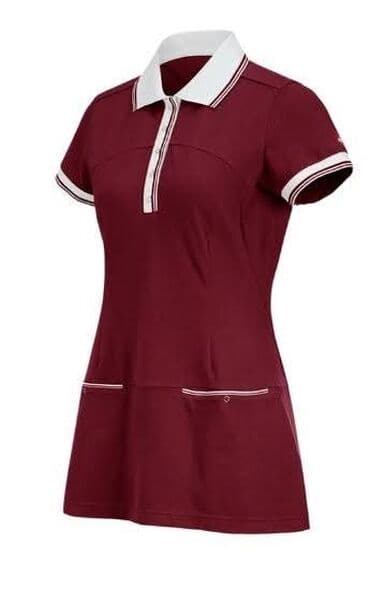 haljine afrodita: 2XL (EU 44), color - Burgundy, Short sleeves — 2