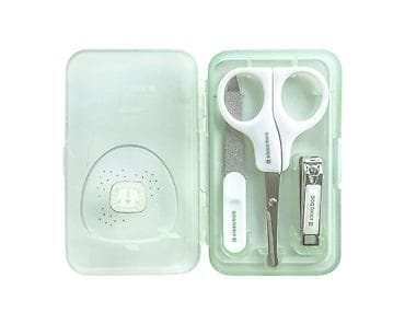 KIKKA BOO manikir set za bebe – Narwhal/Savanna Mint, 3 dela (šifra