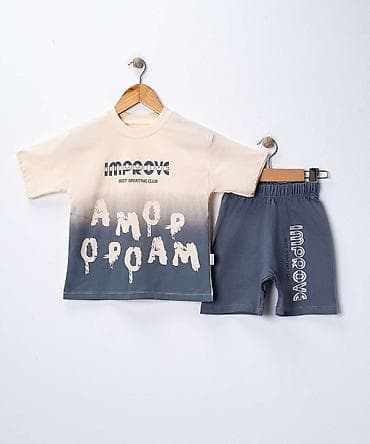 zara zenski kompleti: Komplet majica i šorc za dečake Improve — moderan sportski stil sa — 1
