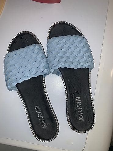 Slippers 40, color - Light blue