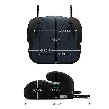 Autosedišta: Kinderkraft BUSTER I-BOOST i-Size 135–150 cm, crna Šifra proizvoda — 1