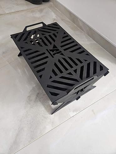 amity pec cena: Sklopivi roštilj/ložište od metala - Materijal: čelik, laserski sečen — 4