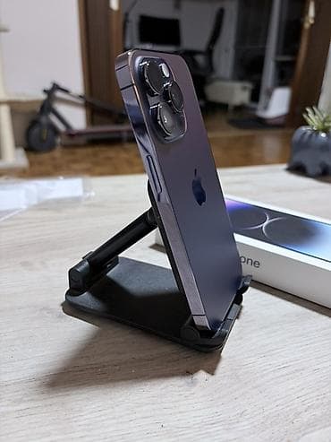 Car Electronics: Apple iPhone 14 Pro - Boja: Deep Purple - Memorija: 256gb - Battery — 5