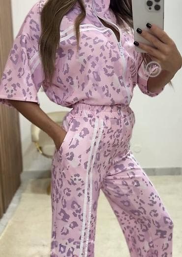 torba bela: 🔥Ženski dvodelni set – satenski izgled, animal print
✅3400 din — 4