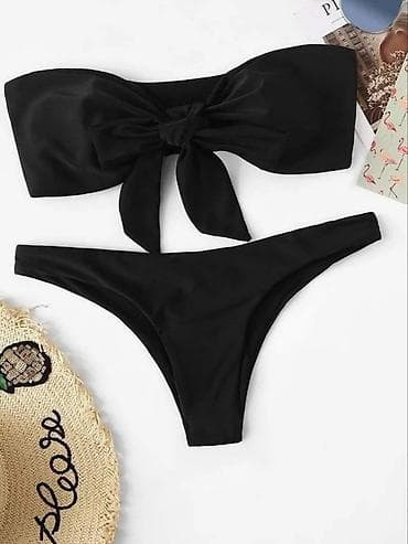 Dvodelni kupaći kostim – bandeau model,dupli sloj - Gornji deo bandeau