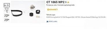 Auto-delovi: PUMPA ZA VODU + KOMPLET ZUPCASTOG KAISA PEUGEOT 206 | Tehnički opis — 4