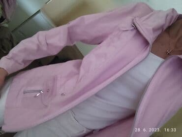 h m srbija haljine 2022: Jakna s/m,h&m prljavo roze — 1