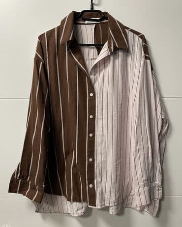 c a tunike: Bershka, M (EU 38), Cotton, Stripes, color - Multicolored — 1