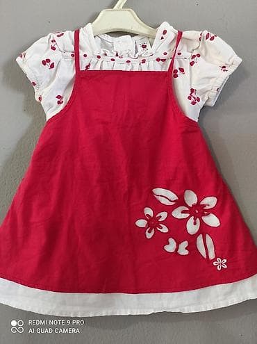 odeca za decu: Haljinica i majica u kompletu velicina 80, duzina haljinice 42 — 3