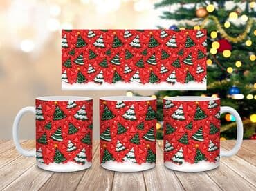 Praznične keramičke šolje – više dizajna - Materijal: kvalitetna — 5