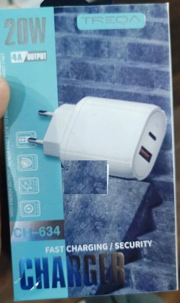 drzac za telefon za motor: Treqa CH-634 PD20W brzi punjac Type-C — 2