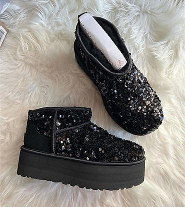 zenske cizme sa platformom: Čizme, 38, bоја - Crna — 1