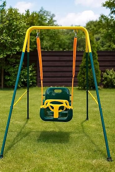 massimo dutti odela: Dečija ljuljaška sa metalnim stalkom i sigurnosnom sedišnom korpom - — 3