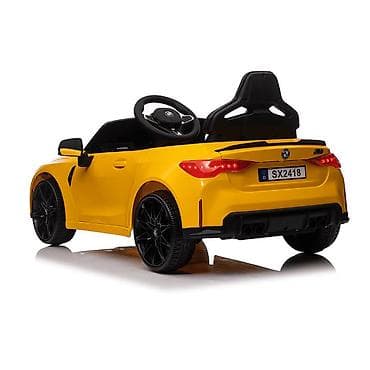 Children's Electric Cars: BMW M4 Žuti – dečiji automobil na akumulator (licenciran) Šifra — 4