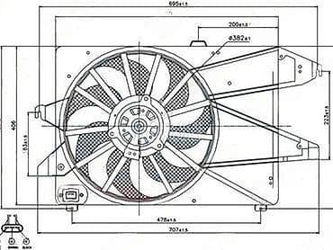nalepnice za kola: VENTILATOR KABINE GREJANJA ZA FORD MONDEO OD 2001. DO 2006. GOD. | — 4