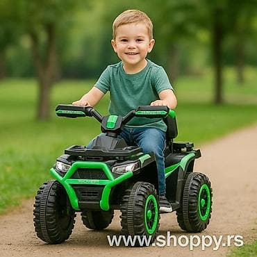 Quad Off-Road 935 Zeleni – električno vozilo za mališane Opis: -