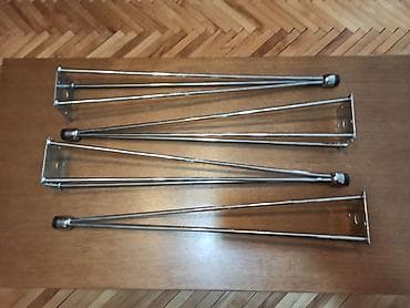 palete 7: Metalni nogari (za sto) dužine 70cm, sa podešavajućim stopicama — 3