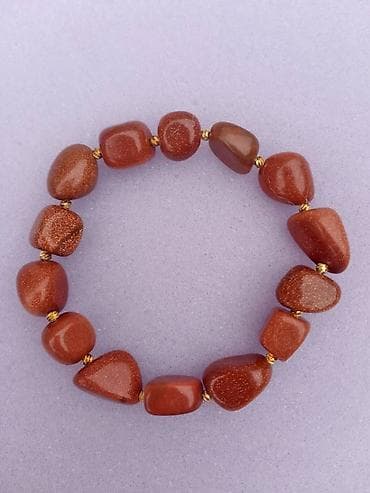 Venčanice i aksesoari: Narukvica Sunčev kamen Narukvica od Sunčevog kamena - Goldstone — 2