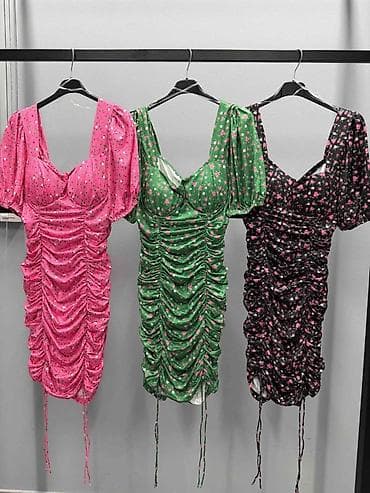 katrin odeca: 💫✨Ženskoa mini haljina s cvetnim printom – 3 boje
✅1900 din — 4